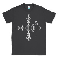 Smoke haitian veve  voodoo symbol t shirt Classic Tee - PixelFlow