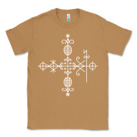 Toasted Coconut haitian veve  voodoo symbol t shirt Classic Tee - PixelFlow