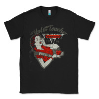 Black hot teacher halen Essential Classic Tee - PixelFlow
