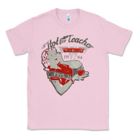 Bubblegum Pink hot teacher halen Essential Classic Tee - PixelFlow