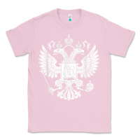Bubblegum Pink russian double headed eagle for a russia fan gift t shirt Classic Tee - PixelFlow