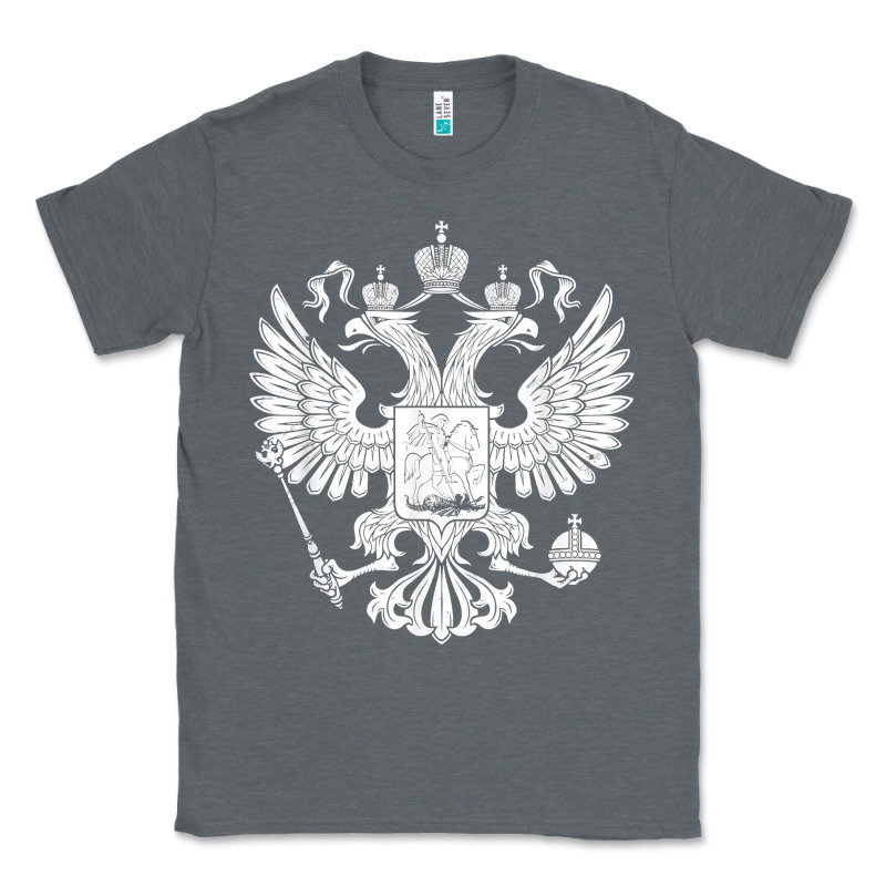 Russian Double Headed Eagle For A Russia Fan Gift T Shirt Classic Tee by PixelFlow | Teevron