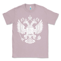 Lilac russian double headed eagle for a russia fan gift t shirt Classic Tee - PixelFlow