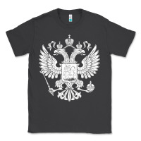 Smoke russian double headed eagle for a russia fan gift t shirt Classic Tee - PixelFlow