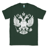 Sports Green russian double headed eagle for a russia fan gift t shirt Classic Tee - PixelFlow