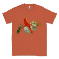 Copper wild red cardinal bird long sleeve Classic Tee - PixelFlow