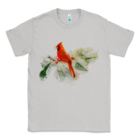 Moon Dust wild red cardinal bird long sleeve Classic Tee - PixelFlow