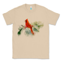 Mushroom wild red cardinal bird long sleeve Classic Tee - PixelFlow