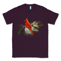 Plum wild red cardinal bird long sleeve Classic Tee - PixelFlow
