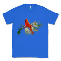 True Royal wild red cardinal bird long sleeve Classic Tee - PixelFlow