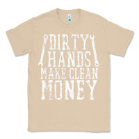 Mushroom dirty hands make clean money t shirt wrench mechanic gift Classic Tee - PixelFlow