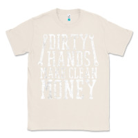 Natural dirty hands make clean money t shirt wrench mechanic gift Classic Tee - PixelFlow