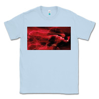 Dusty Blue The Flash Classic Tee - PixelFlow
