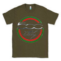 Army Green fiat 500   italy Classic Tee - PixelFlow