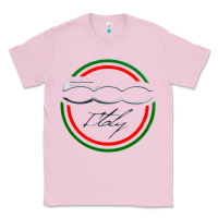 Bubblegum Pink fiat 500   italy Classic Tee - PixelFlow