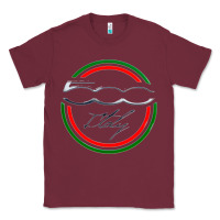 Burgundy fiat 500   italy Classic Tee - PixelFlow