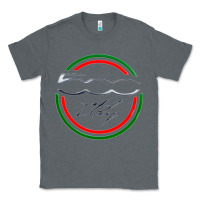Charcoal Heather fiat 500   italy Classic Tee - PixelFlow
