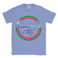 Colony Blue fiat 500   italy Classic Tee - PixelFlow