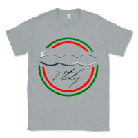 Heather Grey fiat 500   italy Classic Tee - PixelFlow