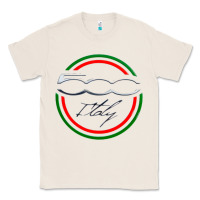 Natural fiat 500   italy Classic Tee - PixelFlow