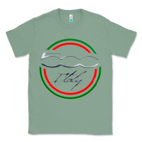 Sage fiat 500   italy Classic Tee - PixelFlow