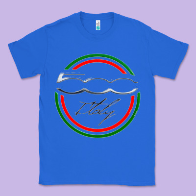 Fiat 500   Italy Classic Tee Designed By Pixelflow