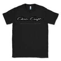 Black Chris Craft Boats Classic Tee - PixelFlow
