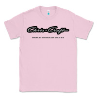 Bubblegum Pink Chris Craft Boats Classic Tee - PixelFlow