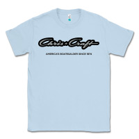 Dusty Blue Chris Craft Boats Classic Tee - PixelFlow