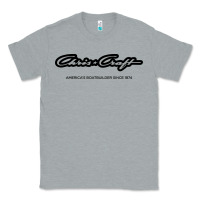 Heather Grey Chris Craft Boats Classic Tee - PixelFlow
