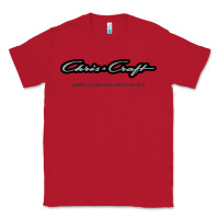Red Chris Craft Boats Classic Tee - PixelFlow
