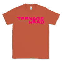 Copper Teenage Head Print (Pink) Plain Classic Tee - PixelFlow