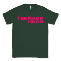 Sports Green Teenage Head Print (Pink) Plain Classic Tee - PixelFlow