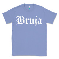 Colony Blue womens bruja old english chola witchy v neck t shirt Classic Tee - PixelFlow