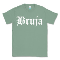 Sage womens bruja old english chola witchy v neck t shirt Classic Tee - PixelFlow