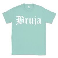 Seafoam womens bruja old english chola witchy v neck t shirt Classic Tee - PixelFlow
