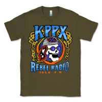 Army Green Kppx Rebel Radio Classic Tee - PixelFlow