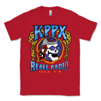 Red Kppx Rebel Radio Classic Tee - PixelFlow
