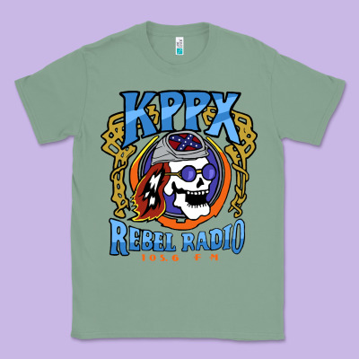 Kppx Rebel Radio Classic Tee Designed By Pixelflow