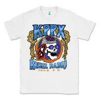 White Kppx Rebel Radio Classic Tee - PixelFlow