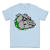 Dusty Blue ashville high school, ashville bulldogs Classic Tee - PixelFlow