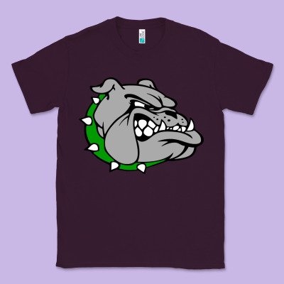 Ashville High School, Ashville Bulldogs Classic Tee Designed By Pixelflow