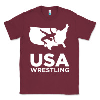 Burgundy usa power united states Classic Tee - PixelFlow