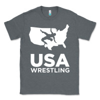 Charcoal Heather usa power united states Classic Tee - PixelFlow