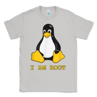 Moon Dust Linux Mascot Tux the Penguin I Am Root TShirt Men Women Kids Classic Tee - PixelFlow