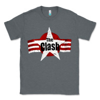 Charcoal Heather Old Rock 1976 Clash Classic Tee - PixelFlow
