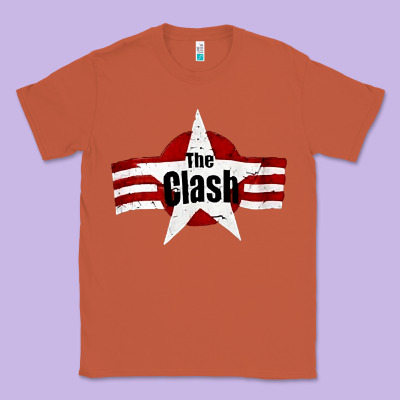 Old Rock 1976 Clash Classic Tee Designed By Pixelflow