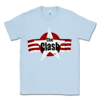 Dusty Blue Old Rock 1976 Clash Classic Tee - PixelFlow