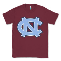 Burgundy unc tar heels Classic Tee - PixelFlow