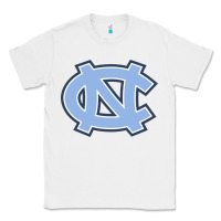 White unc tar heels Classic Tee - PixelFlow